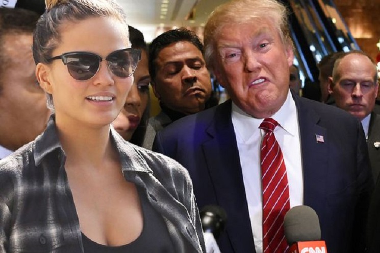 Chrissy Teigen taunts Donald Trump: No Celebrities Like You!