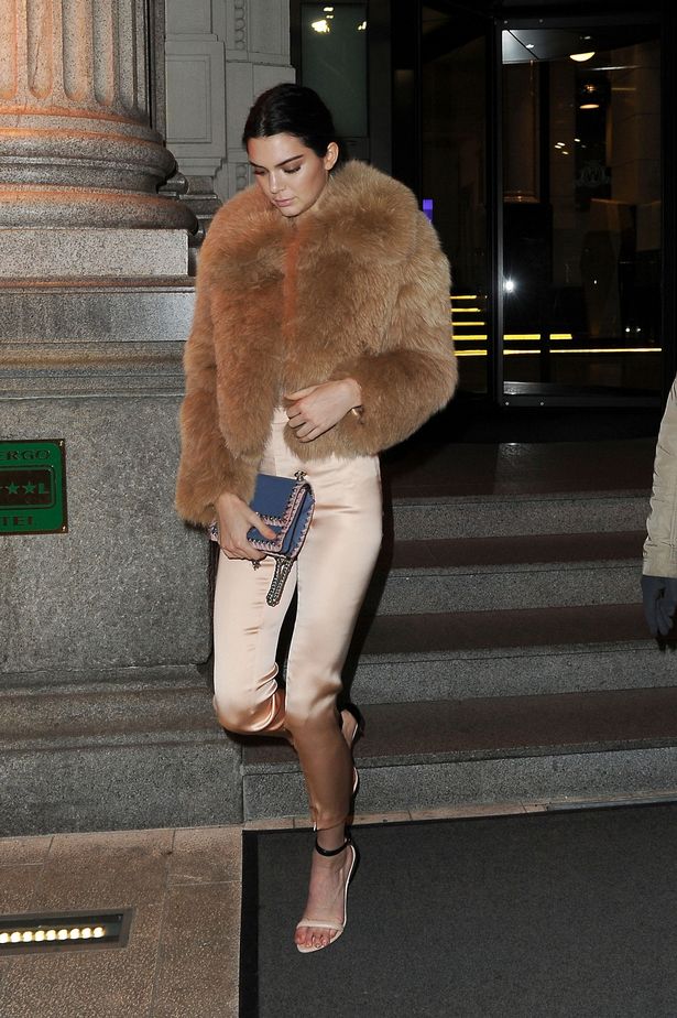 Kendall Jenner is pretty in pink after ruling the runway for Fendi and Moschino in Milan