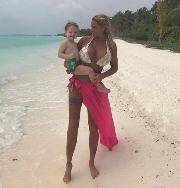 Katie Price breaks the law as she strips TOPLESS in the Maldives