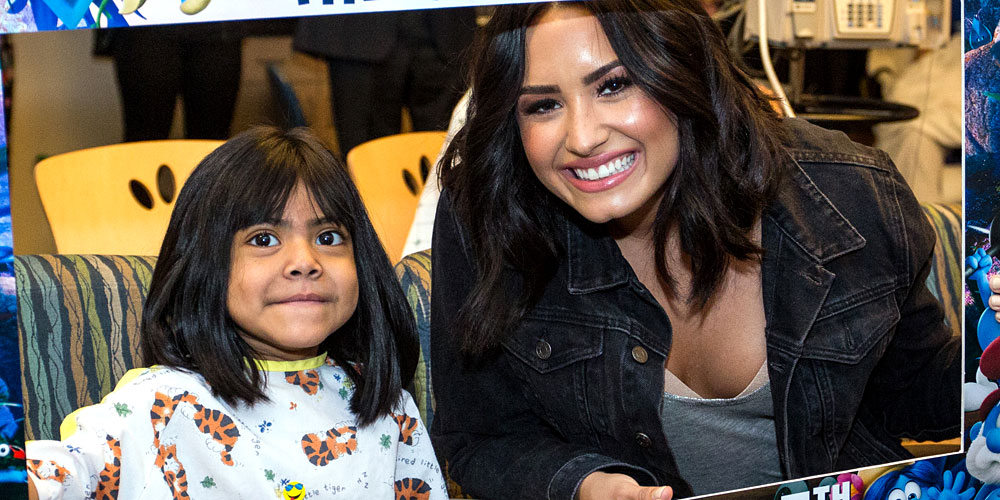 Demi Lovato SURPRISES Fans at Children’s Hospital During New Smurfs Movie Screening!