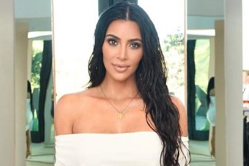 Kim Kardashian stuns in white ‘naked’ dress to launch controversial beauty line, KKW Beauty