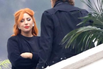 Lady Gaga dyes her brunette tresses a fiery hue to shoot scenes with Bradley Cooper for A Star Is Born