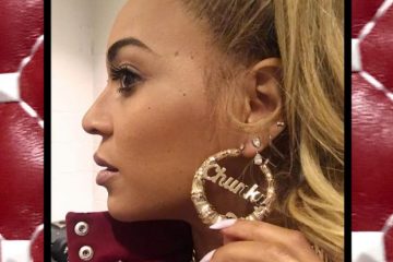 Beyonce Looks Red Hot While Flaunting Her ‘Chunky’ Jewelry