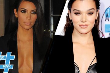 Kim Kardashian & Hailee Steinfeld go COMMANDO under their Blazers!