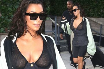 Kim Kardashdian EXPOSES too much while out with friends