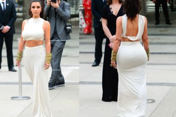 Kim Kardashian arrives braless at the 2018 CFDA Fashion Awards