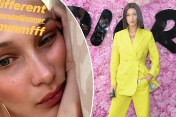 Bella Hadid shares sun-kissed selfie after denying fling with Drake