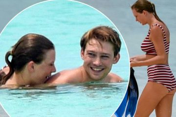 Taylor Swift dons Striped Bikini on loved up snorkeling date with beau Joe Alwyn in Turks