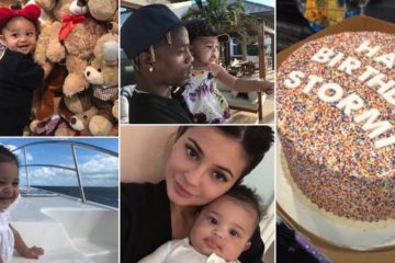 Kylie Jenner shares several new images of Stormi as her daughter turns 1st