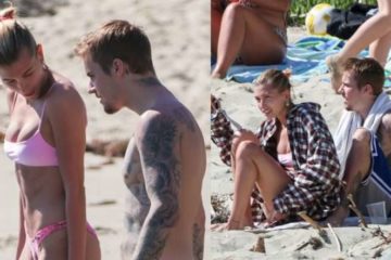 Justin Bieber and Hailey Baldwin Looking so in Love while hitting the Beach